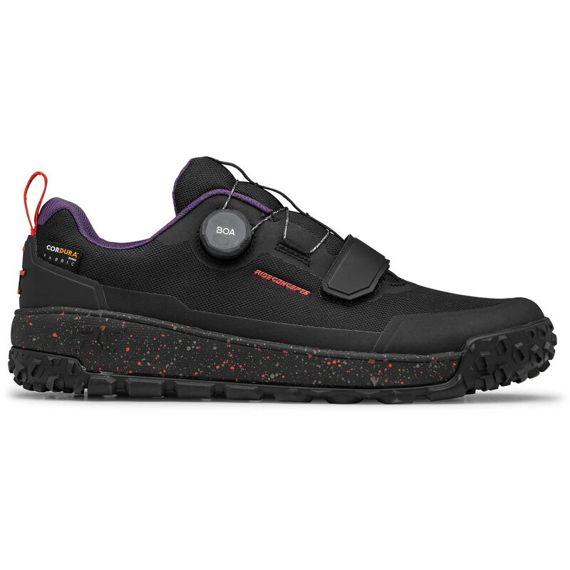 Chaussures Hommes Tallac BOA Clip - Noir/Rouge