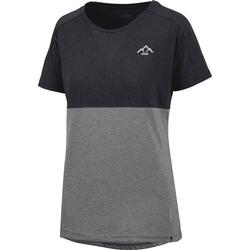 Flow Women Tech Tee Mountain zwart-grafiet