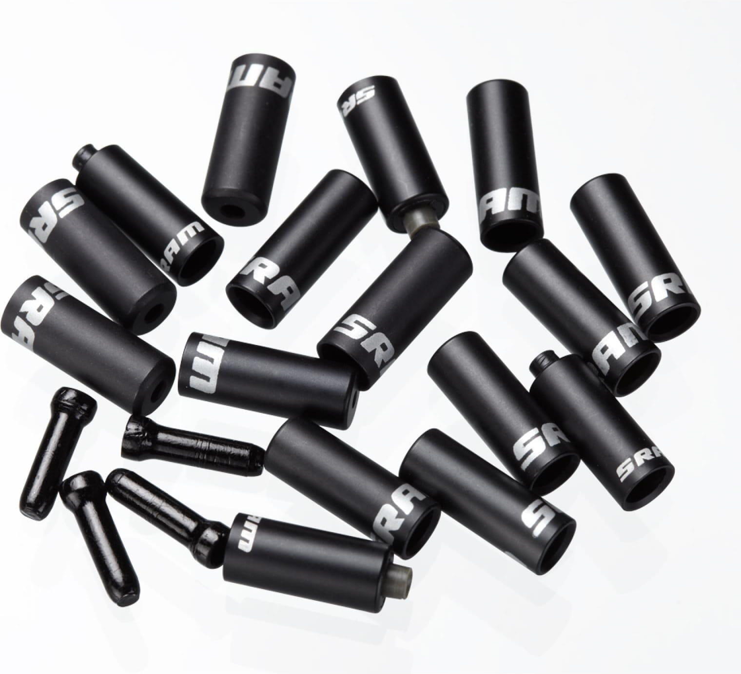 Sram Endkappen Satz schwarz (10x4mm + 6x5mm + 4x Cable Tip) 2/2