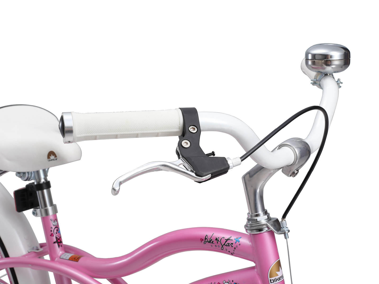 Bikestar kinderfiets Cruiser 20 inch roze 3/7