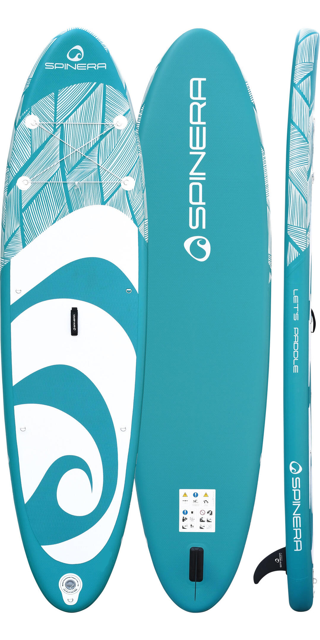 SPINERA Lets Paddle 10'4" SUP Board Stand Up Paddle gonfiabile Tavola da surf 2/7