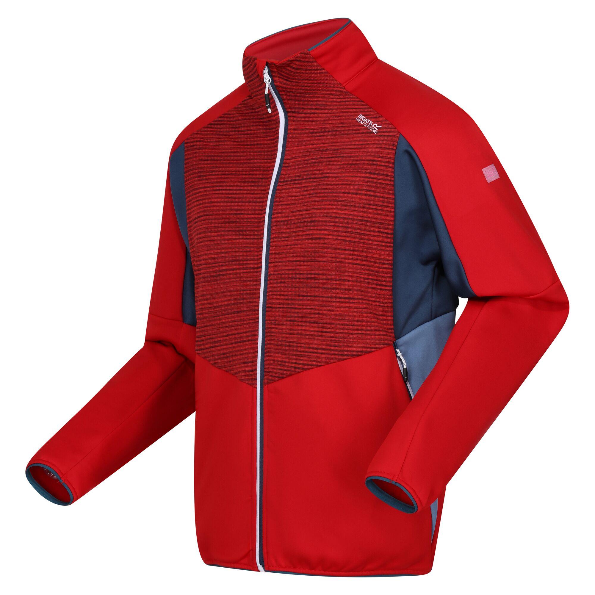 Mens Yare VIII Full Zip Jacket (Danger Red/Moonlight Denim/Coronet Blue ...