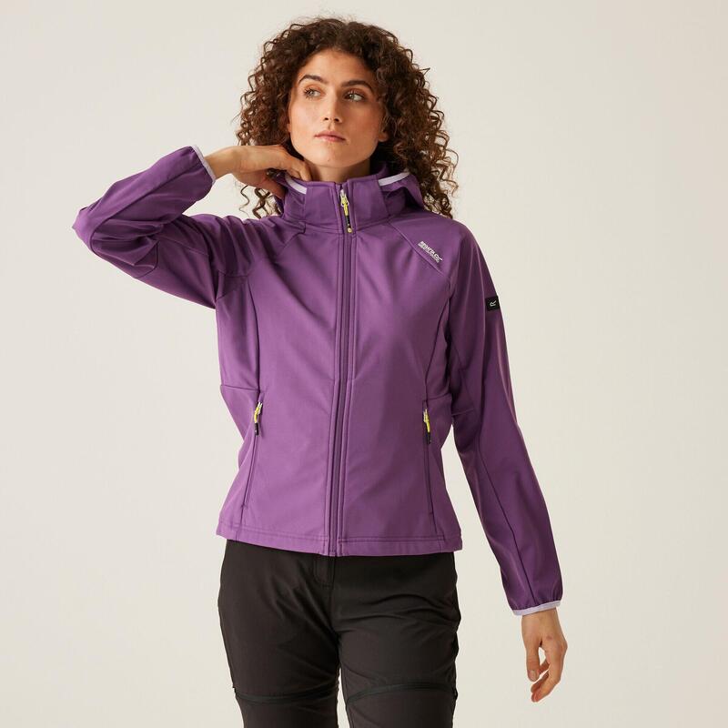 De Bourda waterdichte, softshell wandeljas voor dames