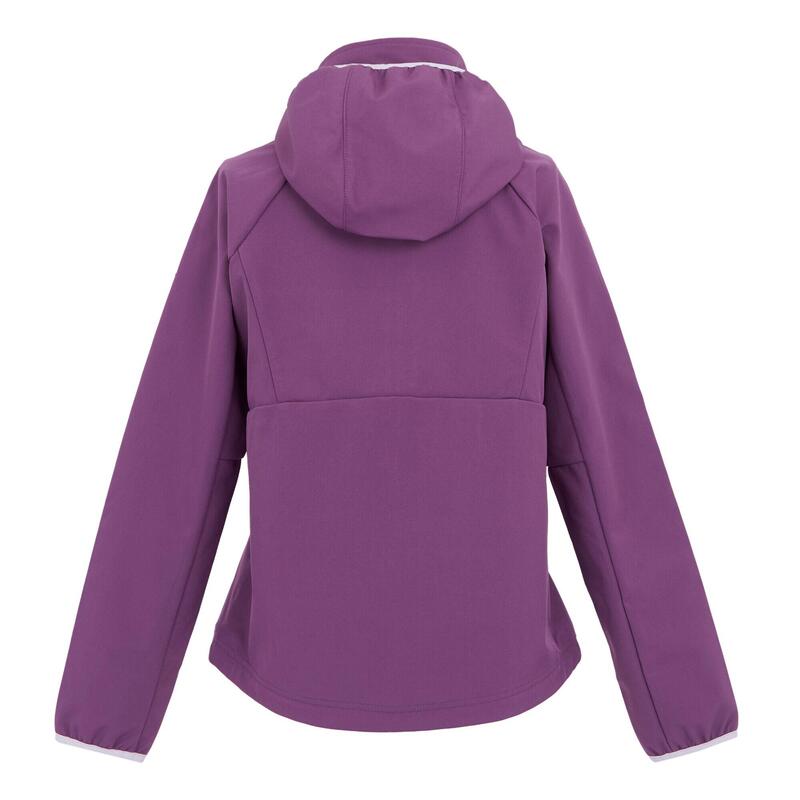 Veste softshell BOURDA Femme (Violet coucher de soleil / Lilas pâle)