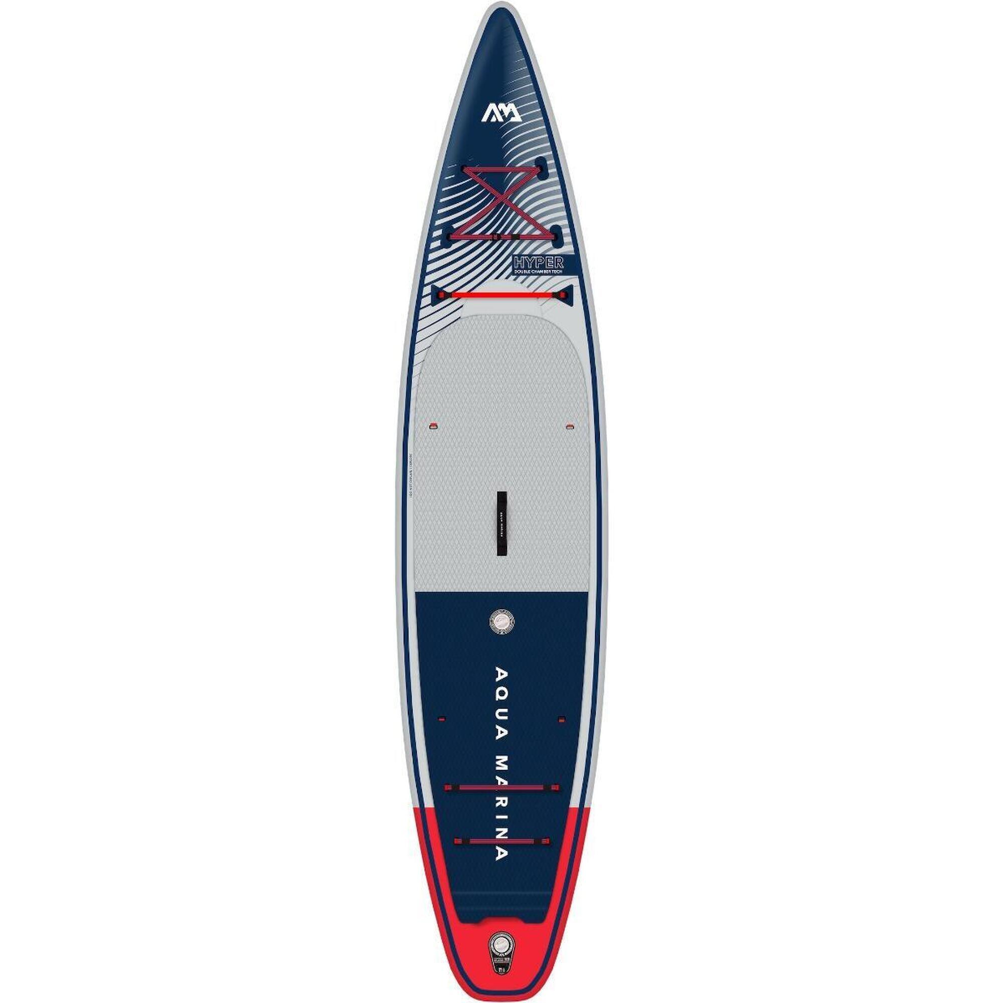 AQUA MARINA HYPER 12'6" SUP Board Stand Up Paddle opblaasbare surfplank