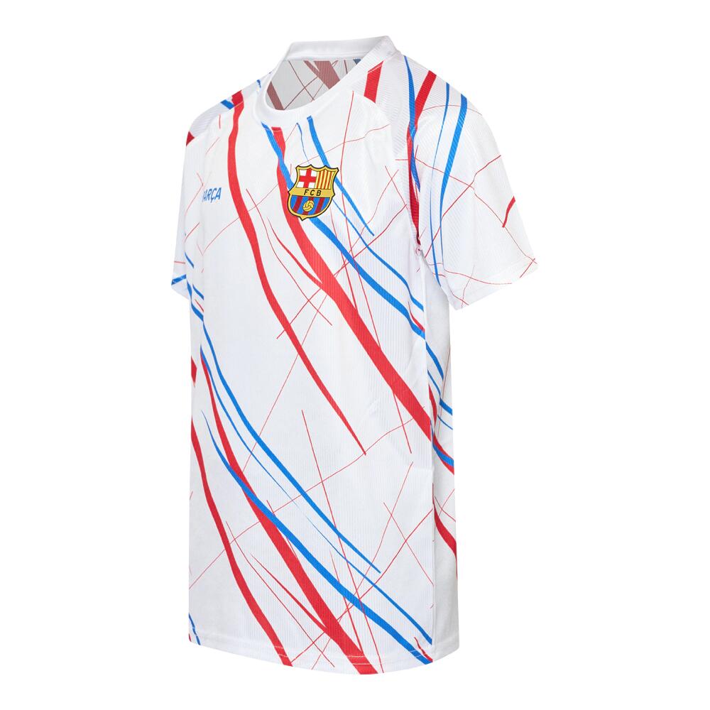 FC Barcelona Maillot de Football Enfants - Blanc 3/7