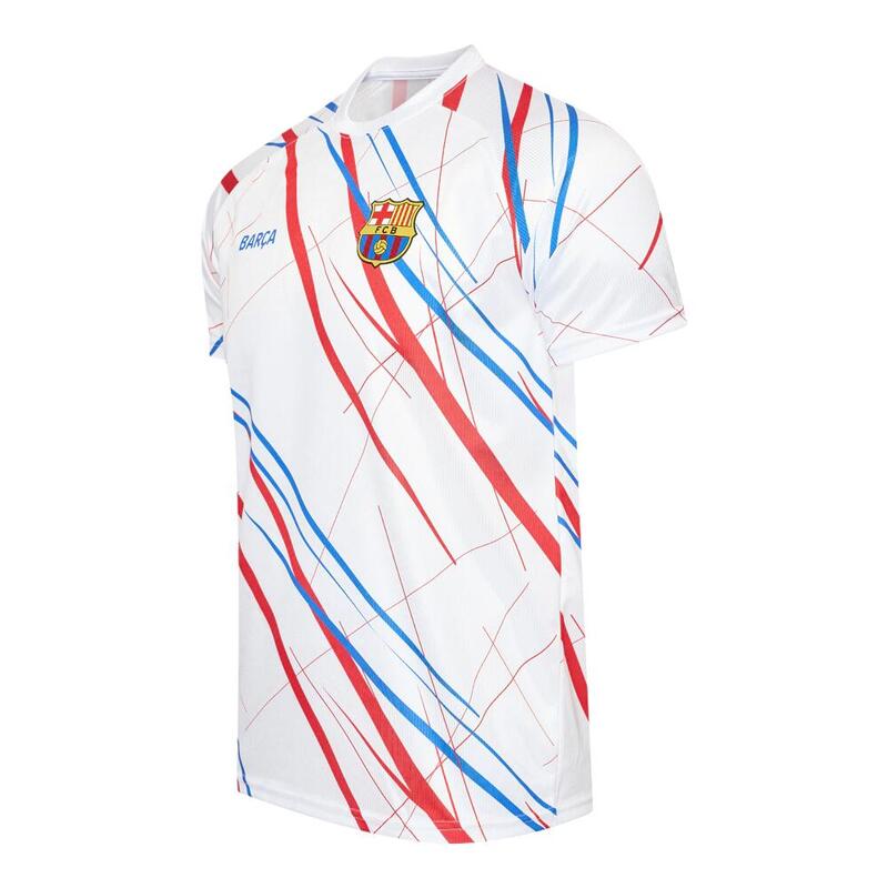 Koszulka piłkarska dla dorosłych FC Barcelona - Biała