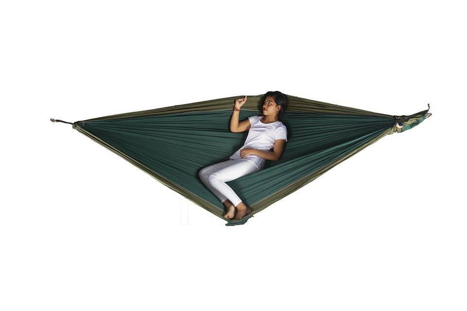 Amaca King Size Ticket To The Moon - Verde scuro/Oliva, 320 x 230 cm 4/6