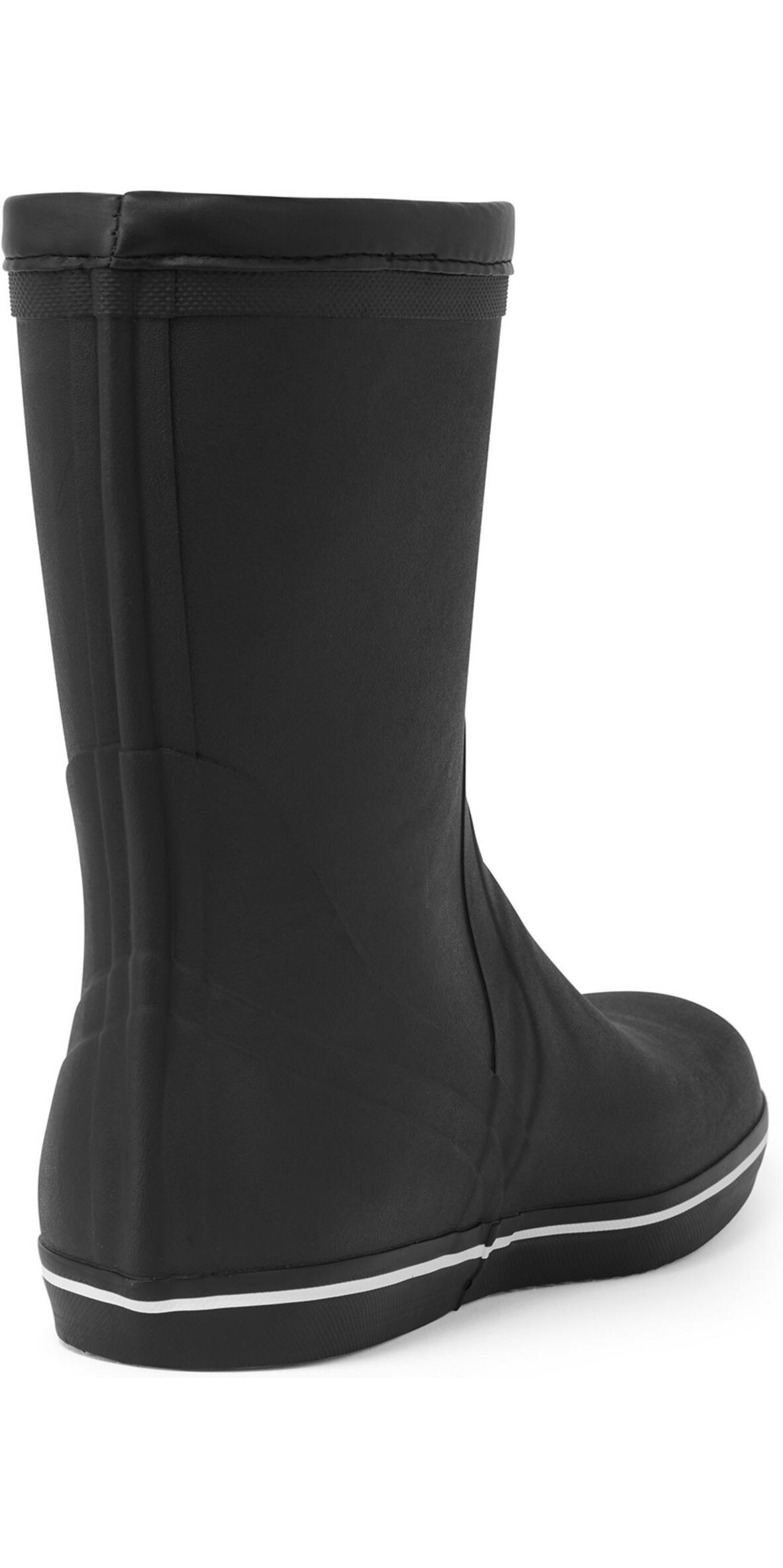 Korte rubberen cruising laars unisex zwart 2/7
