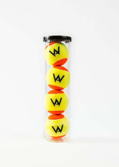 ORANGE - ACADEMY TENNISBÄLLE - STAGE 2 - ORANGE / YELLOW