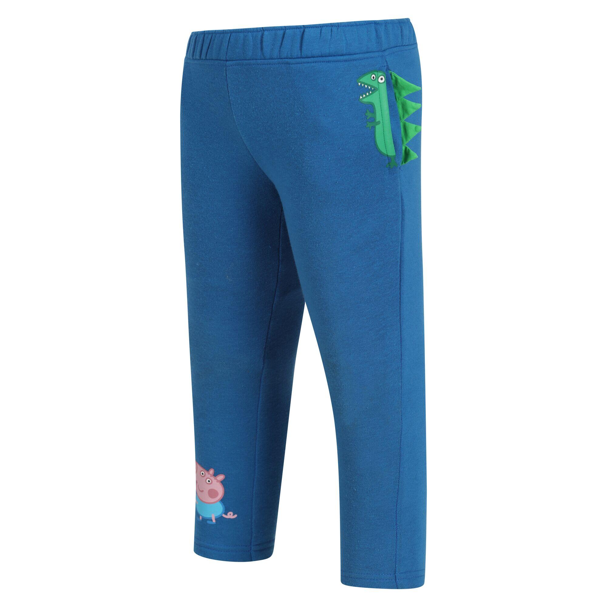 Peppa Pig Kids' Hiking Polycotton Joggers - Bright Blue 3/5