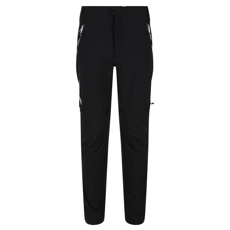 Pantalon de randonnée homme Regatta Mountain, noir