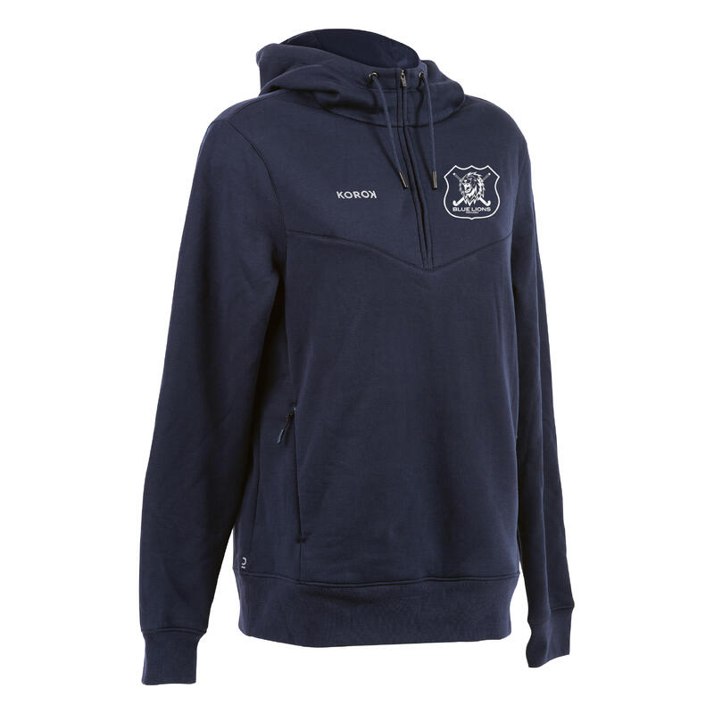 Sweat-shirt de Blue Lions Tervuren marinebleu femme FH500 bleu marine M