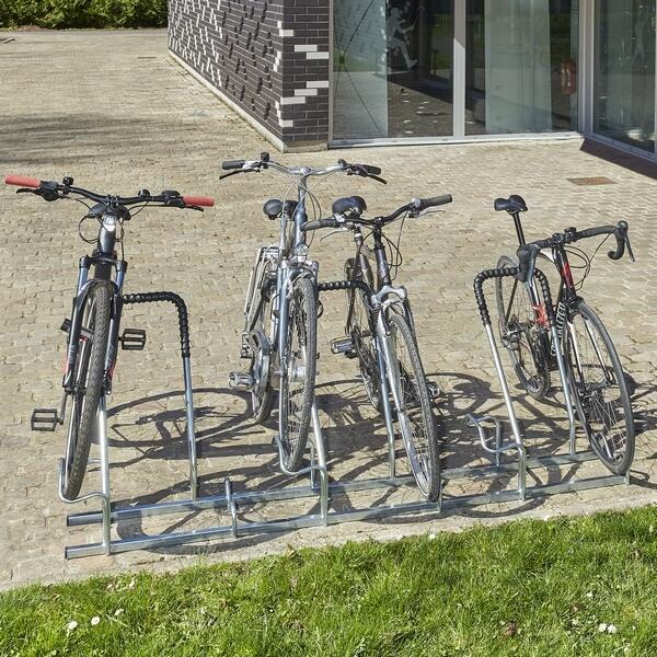 Râtelier 2 vélos avec arceau gainé - Modèle de suivant 3/3