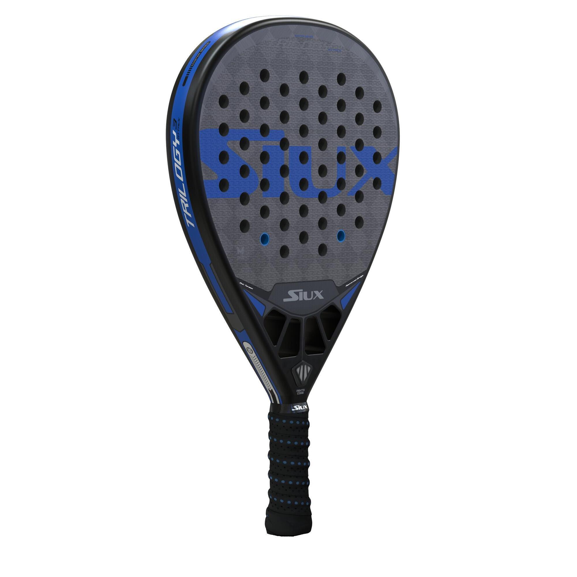 Siux - Siux Trilogy 3 Attack - Raquette De Padel - Gris|multicolore - Taille Unique - Decathlon