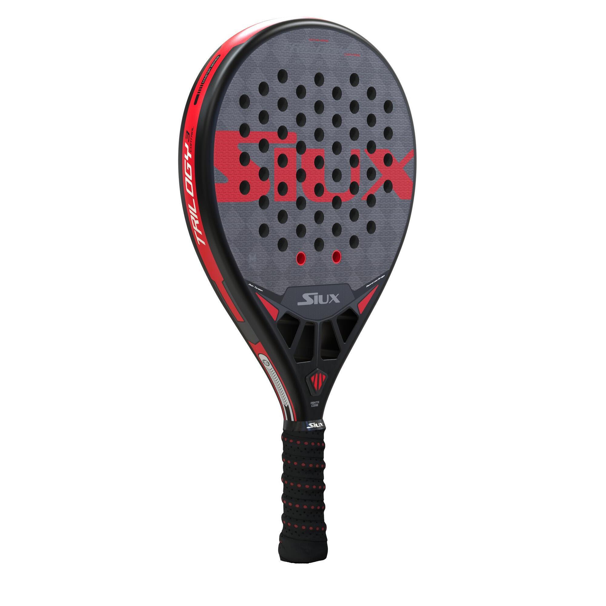 Siux - Siux Trilogy 3 Control Racket - Raquette De Padel - Multicolore|noir|rouge - Taille Unique - Decathlon