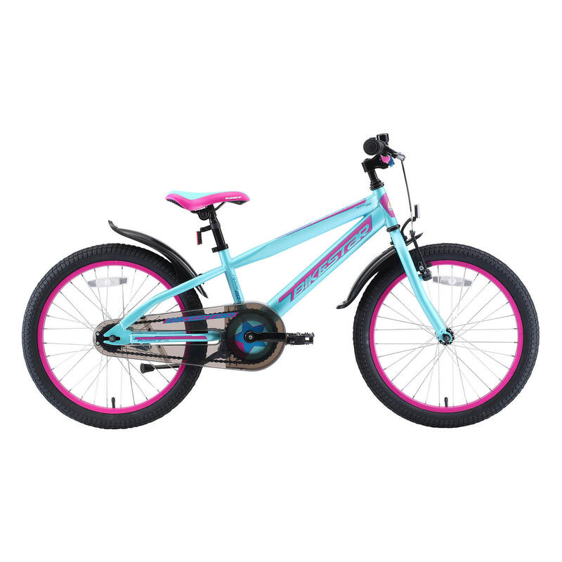 Bikestar kinderfiets Urban Jungle 20 inch paars/turquoise