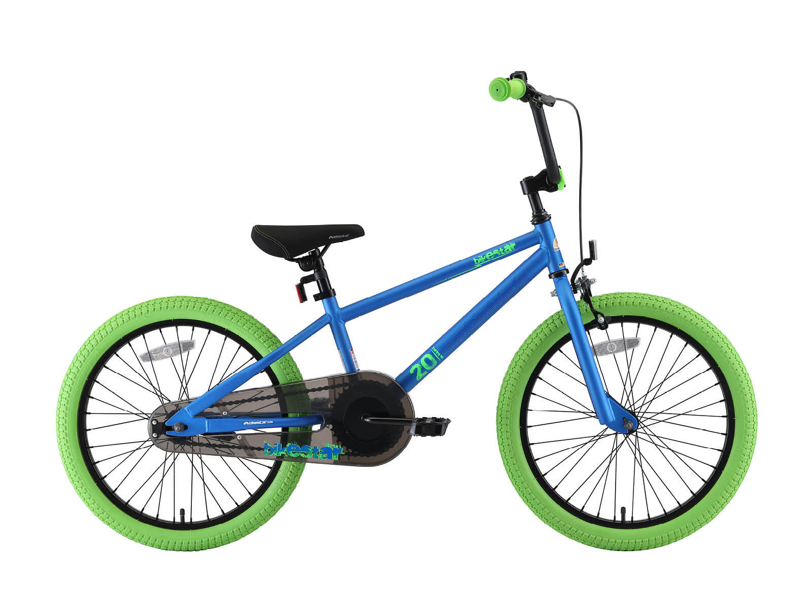 BIKESTAR Bikestar kinderfiets BMX 20 inch blauw/groen