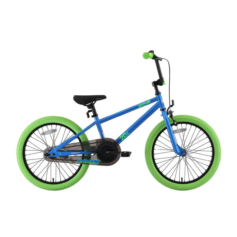 Bikestar kinderfiets BMX 20 inch blauw/groen