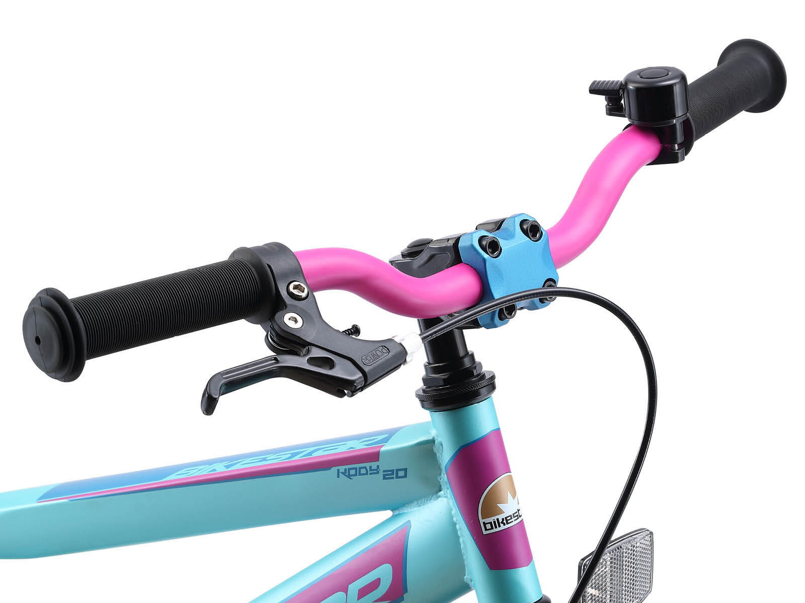Bikestar kinderfiets Urban Jungle 20 inch paars/turquoise 3/7