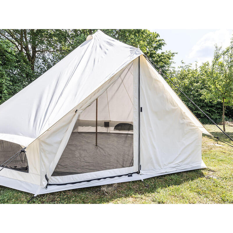 Namiot kempingowy Tipii 400 Technical Cotton, 8-osobowy, 1 sypialnia