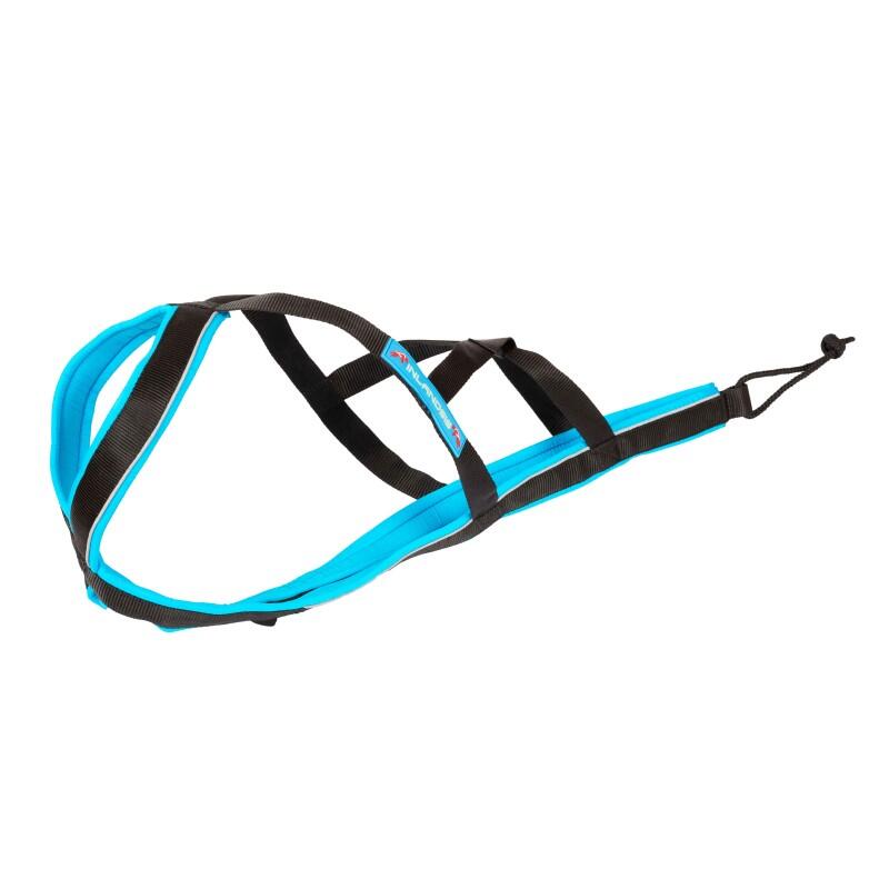Inlandsis - Polar Quest - Harnais Canicross, Mushing - Harnais Pour Chien - Bleu|noir - 42 M/l - Decathlon