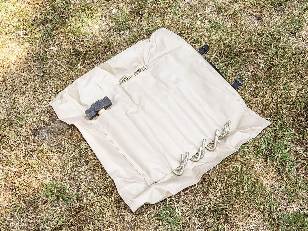 Tente Tipi Jatuni 400 Protect - Diamètre 4 m - 8 personnes, tapis de sol cousu 7/8