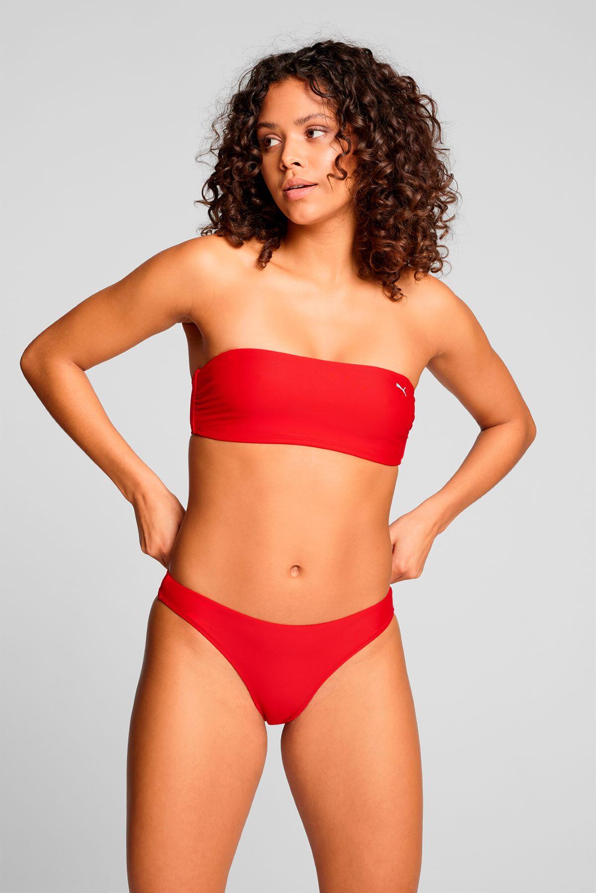 Bas de maillot brésilien femme rouge 2/5