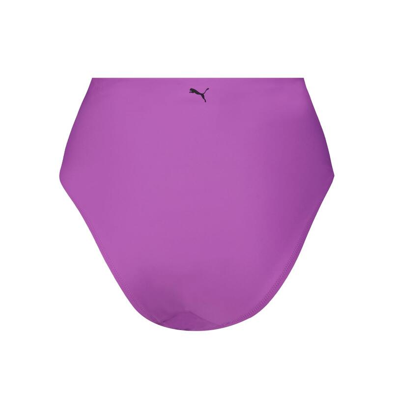 Braguita de bikini de cintura alta Morado