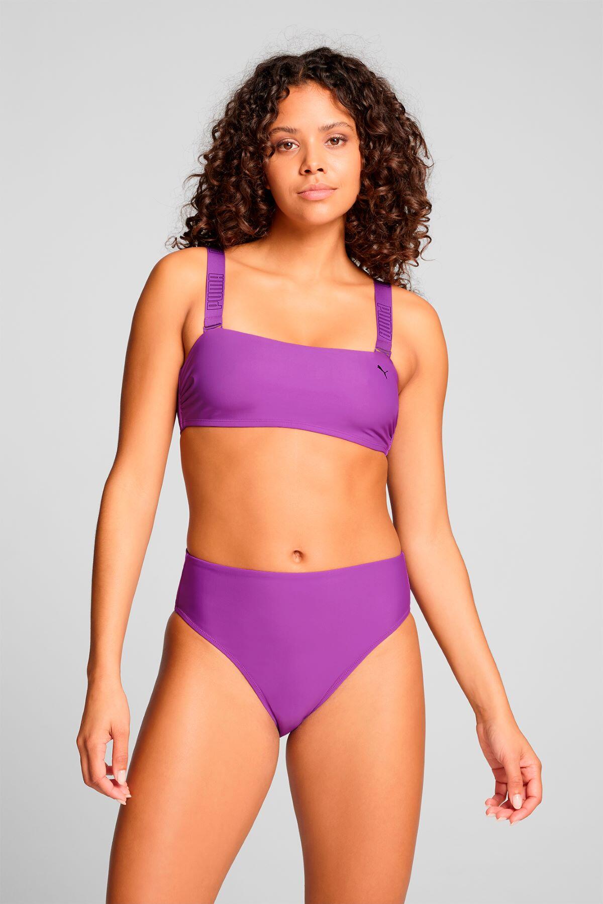 PUMA Bikinibroekje High Waist Brief Purple