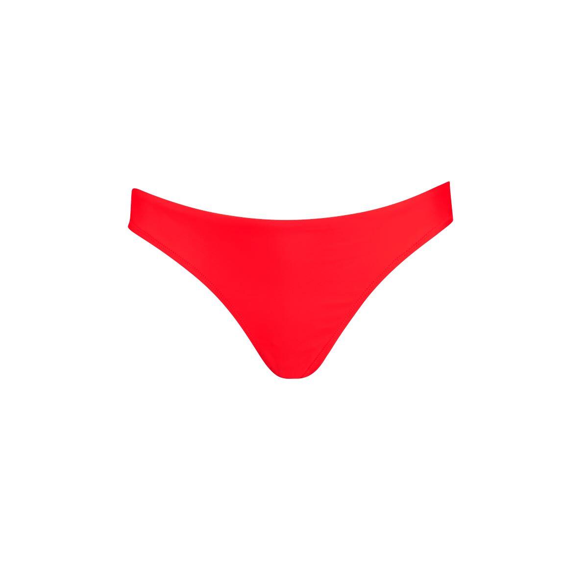 Bas de maillot brésilien femme rouge 4/5