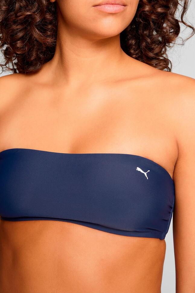 Góra od bikini Bandeau granatowa