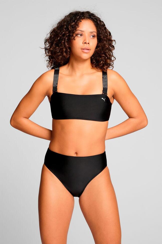 Dół od bikini z wysokim stanem, czarne