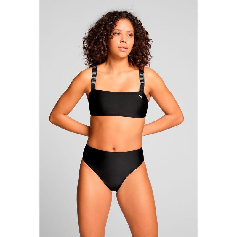 Haut de maillot bandeau Noir femme