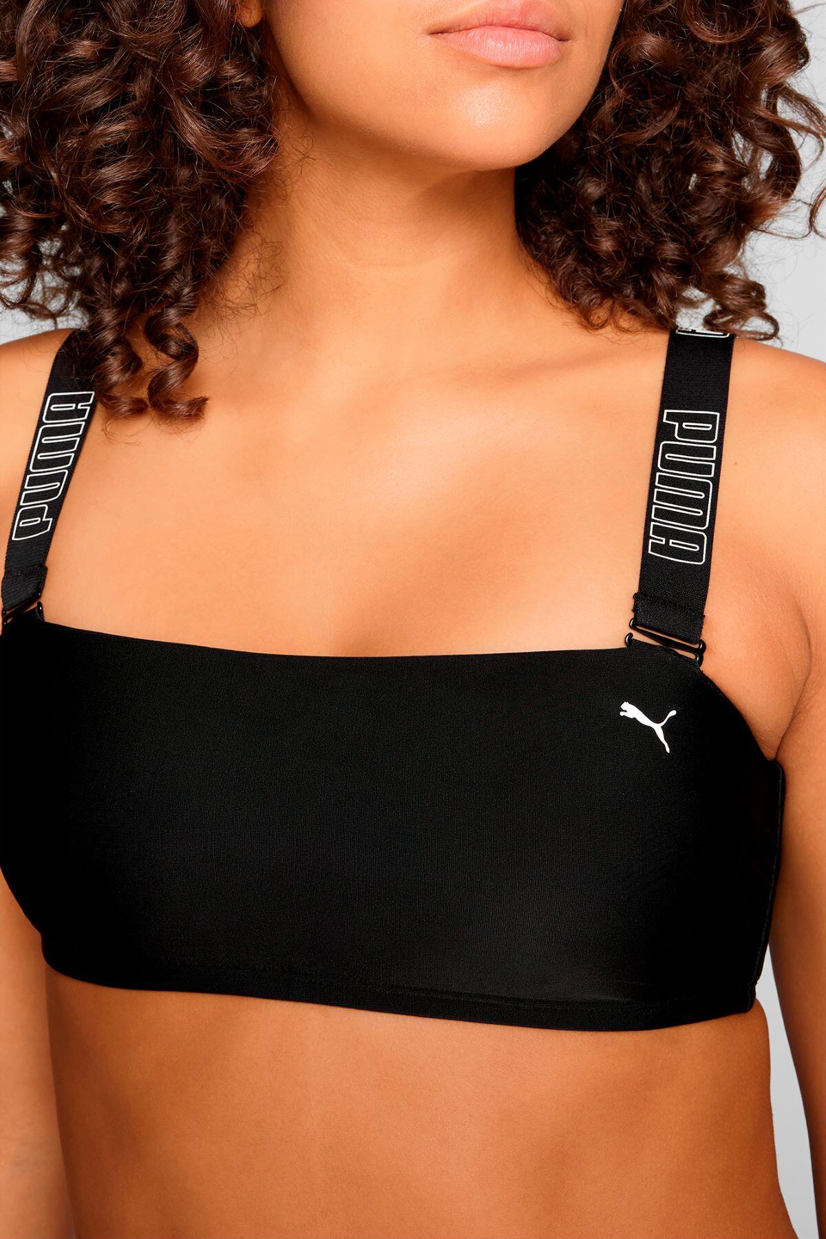 Góra od bikini Bandeau w kolorze czarnym 2/7