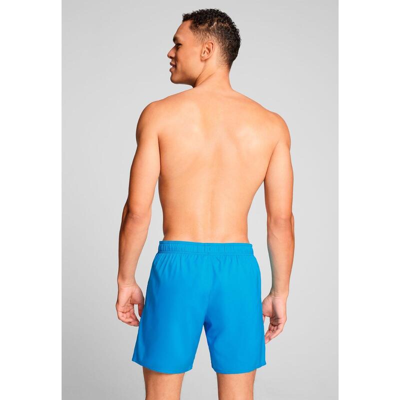 Bañador Hombre natación Mid Shorts Speed Blue