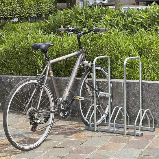 Râtelier 3 vélos avec 2 arceaux pour antivol