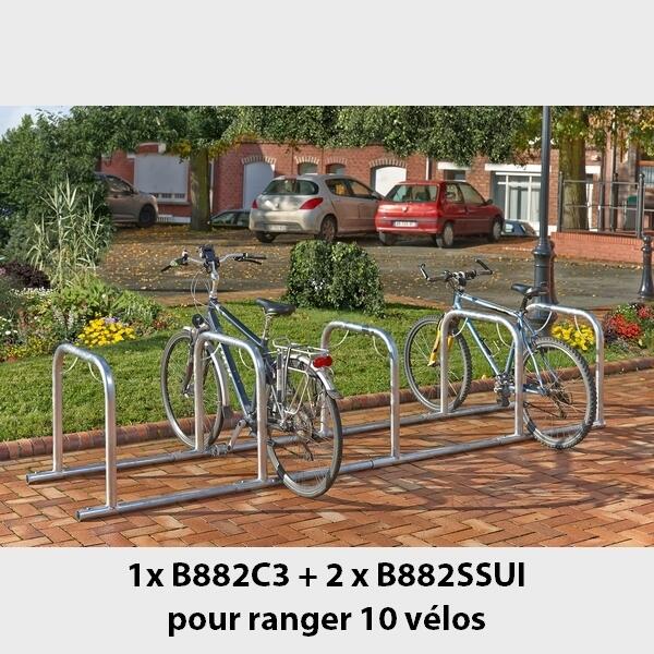 Arceau suivant pour support vélos en ligne B882C3 3/3