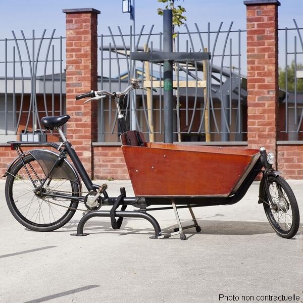 Arceau Antivol Vélo Cargo coloris jaune 3/4