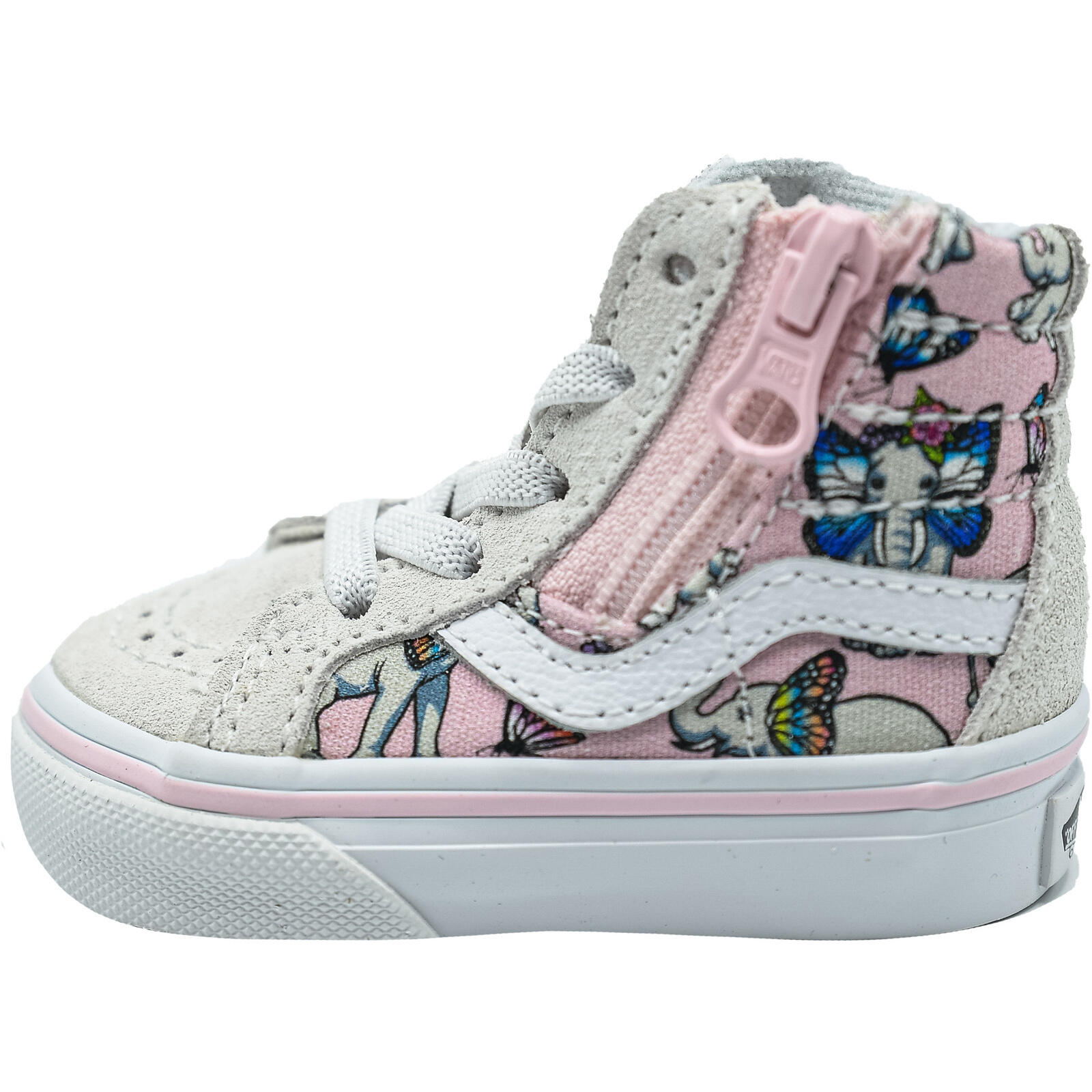 Vans - Baskets Vans Sk8-hi Reissue Side Zip, Rose, Enfants - Chaussures De Sport - Rose - 17/18 - Decathlon