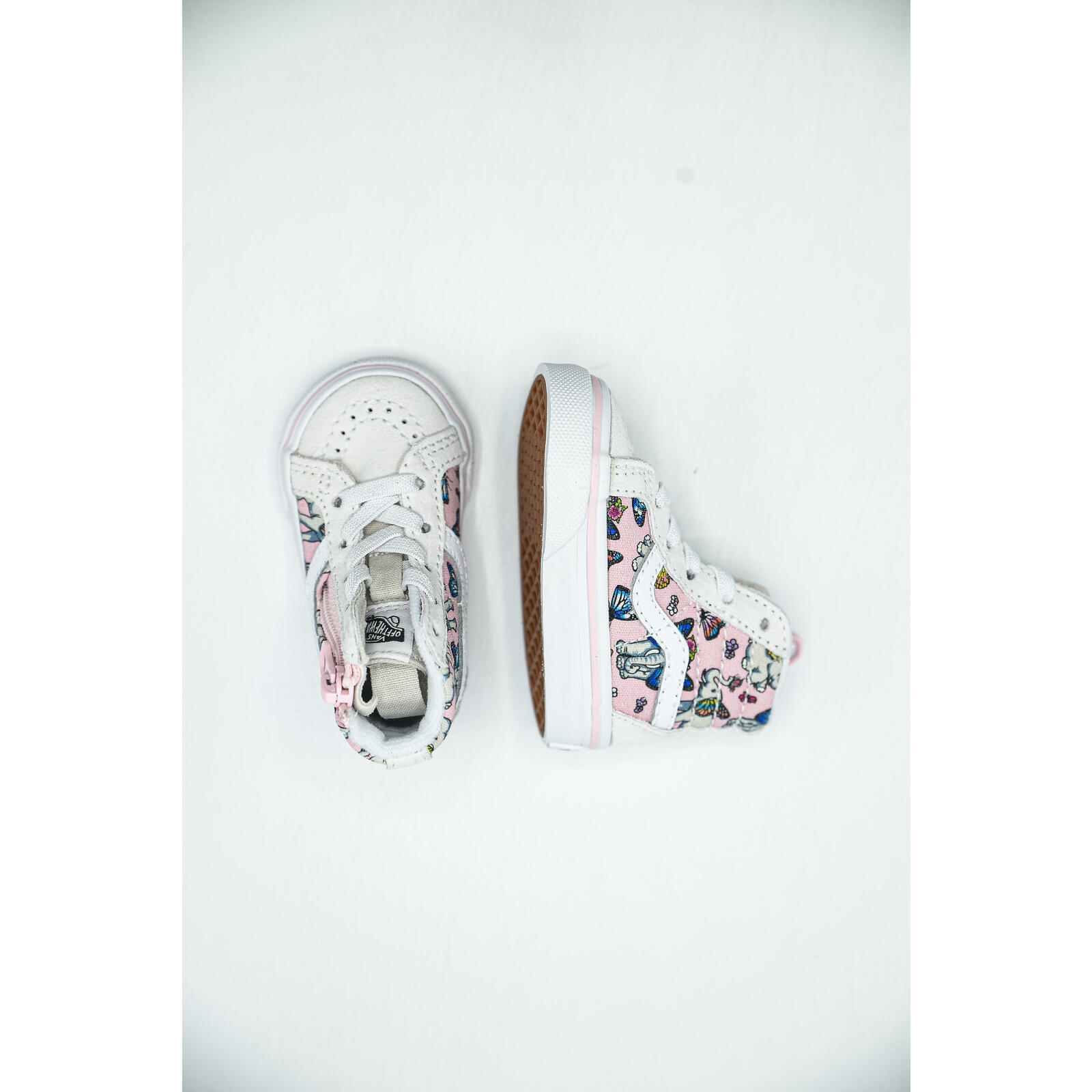 Baskets Vans Sk8-Hi Reissue Side Zip, Rose, Enfants 2/5