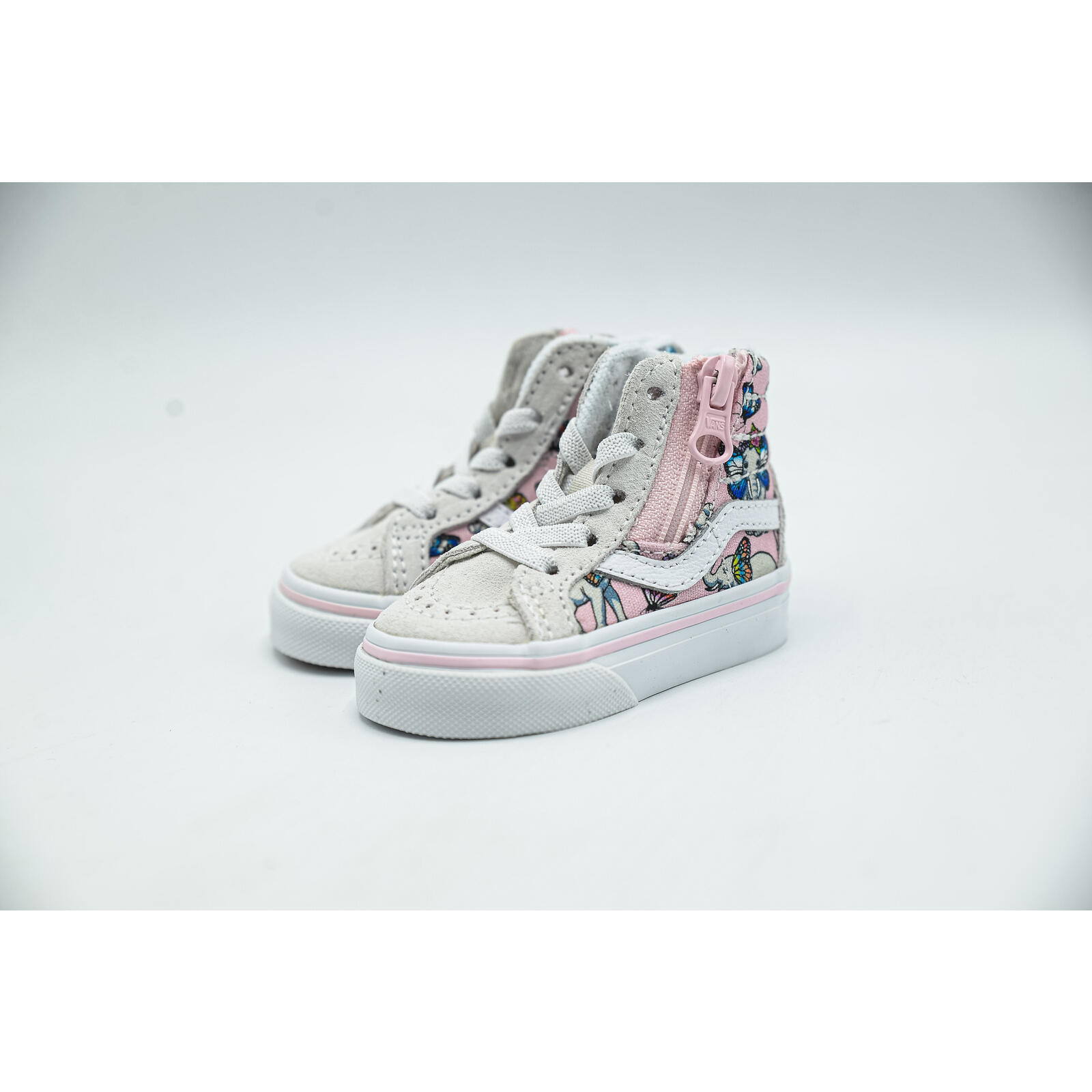 Baskets Vans Sk8-Hi Reissue Side Zip, Rose, Enfants 3/5