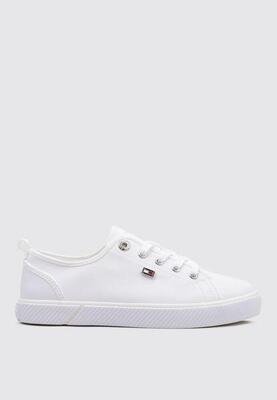 Scarpe Tommy Hilfiger Sneakers in tela bianca