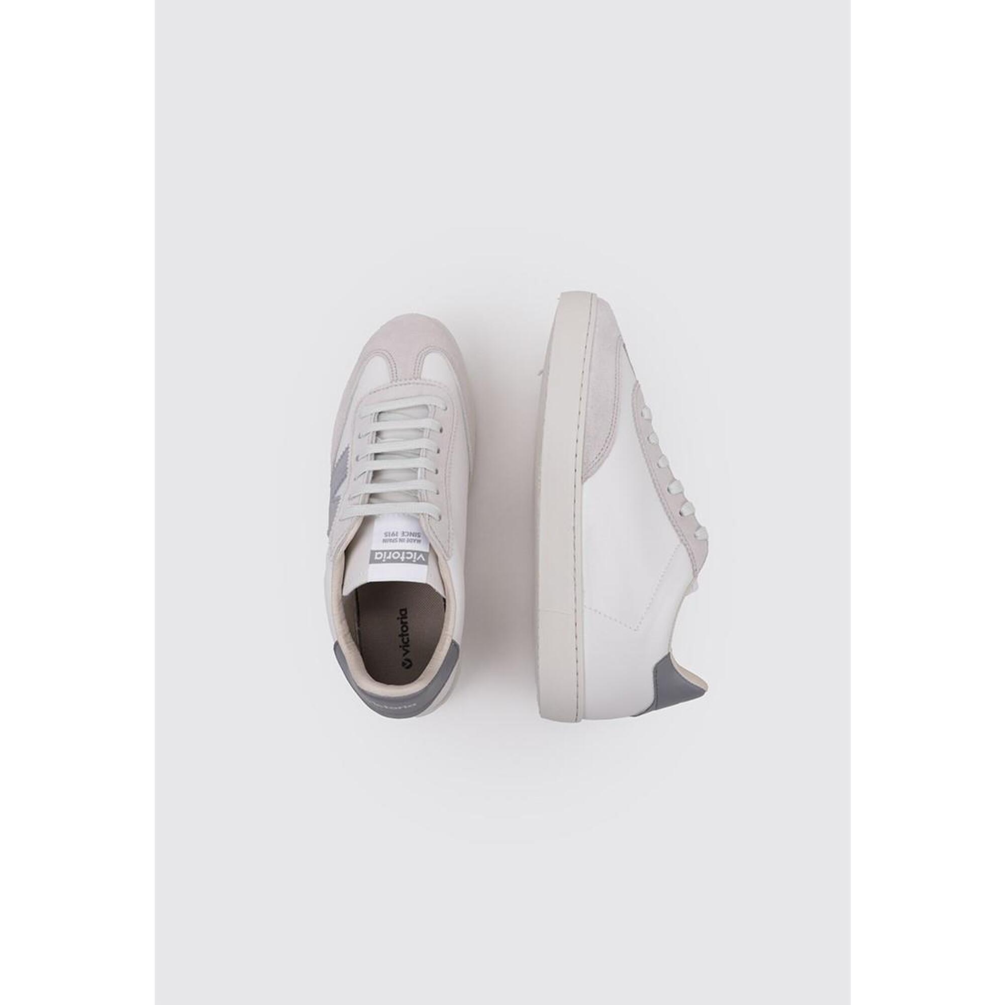 Chaussures Deportivas Victoria BERLIN CICLISTA EFECTO PIEL & SERRAJE Blanc