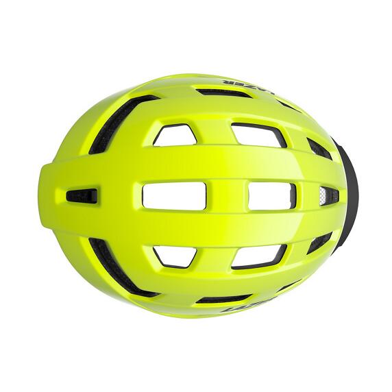 Casco bici Lazer giallo fluorescente taglia unica regolabile 5/6