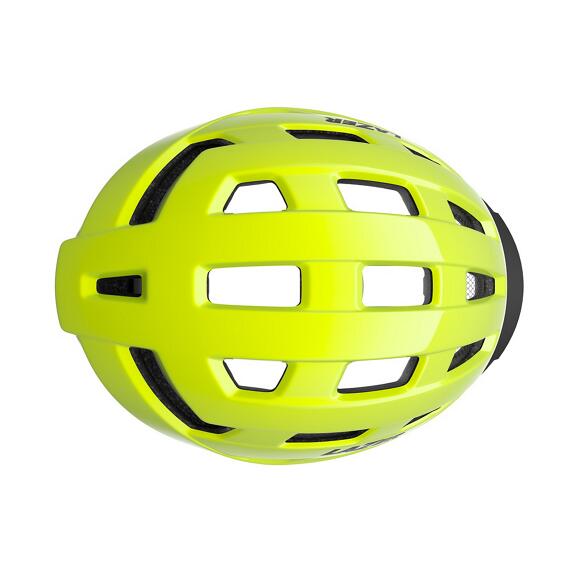 Casco bici Lazer giallo fluorescente taglia unica regolabile