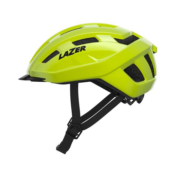 Casco bici Lazer giallo fluorescente taglia unica regolabile