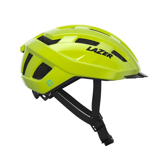 Casco bici Lazer giallo fluorescente taglia unica regolabile