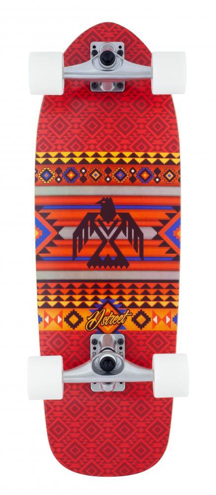 D STREET Aztec Baja Complete Surfskate