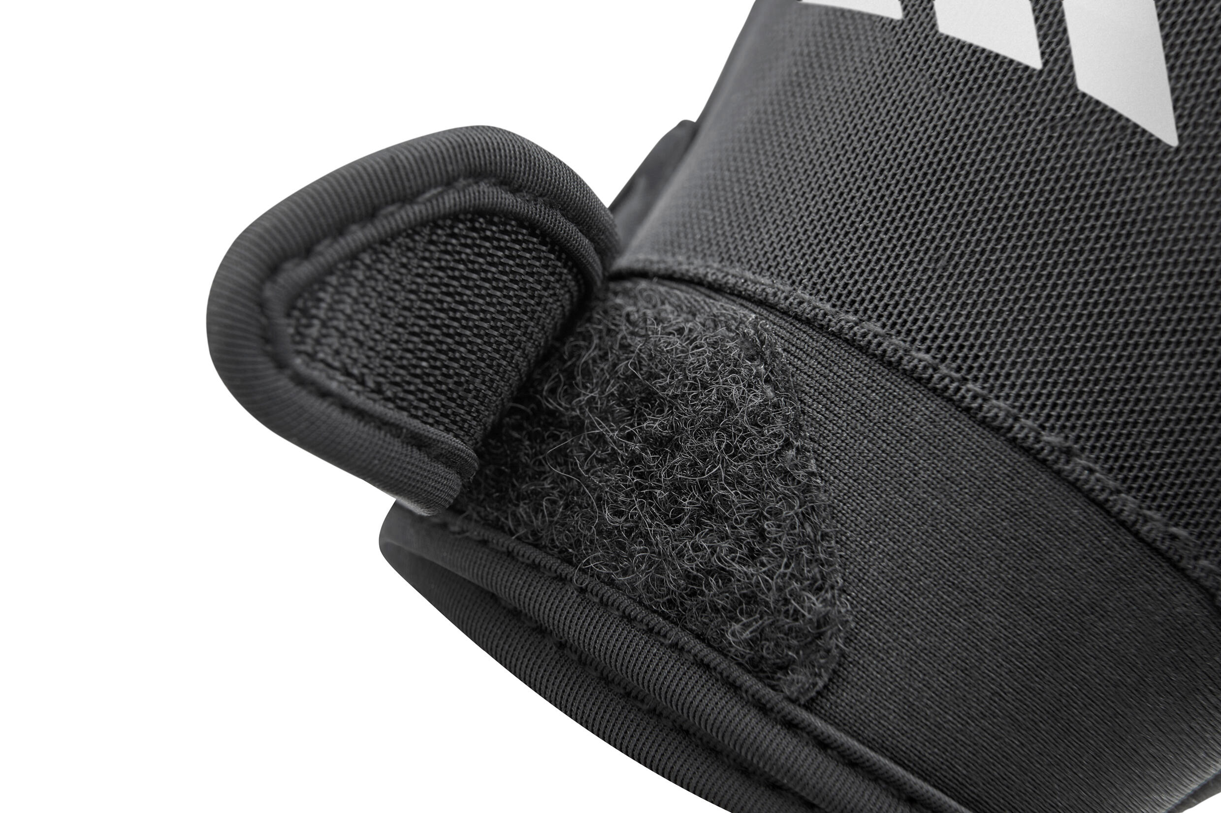 Adidas Half Finger Performance Training Gloves, Black/White 5/6